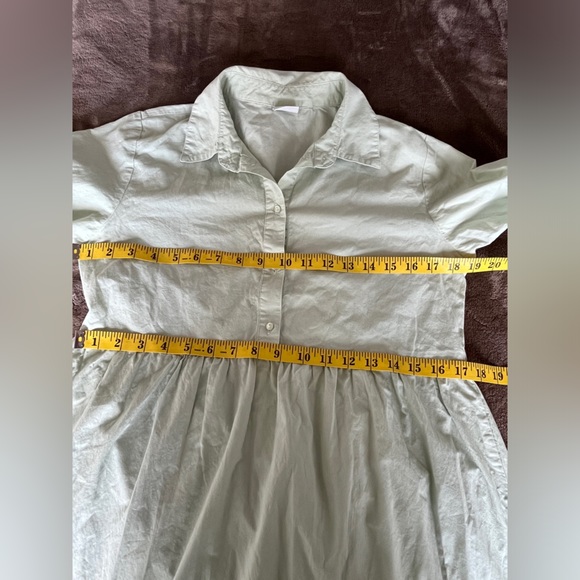 JDY shirt cotton dress with 3/4 sleeve in mint size 36 - Picture 14 of 14